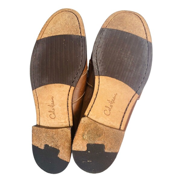 Mens 8 D Cole Haan Douglas Brown Leather Penny Loafer Slip On Shoes Casual 01462 - Picture 4 of 8